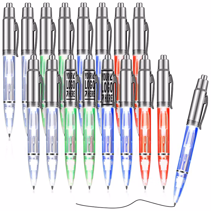 Led Flashlight Luminous Ballpoint Pen