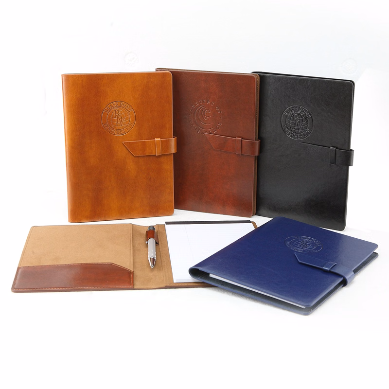 New Age Italian PU Leather Junior Padfolio (Blue)