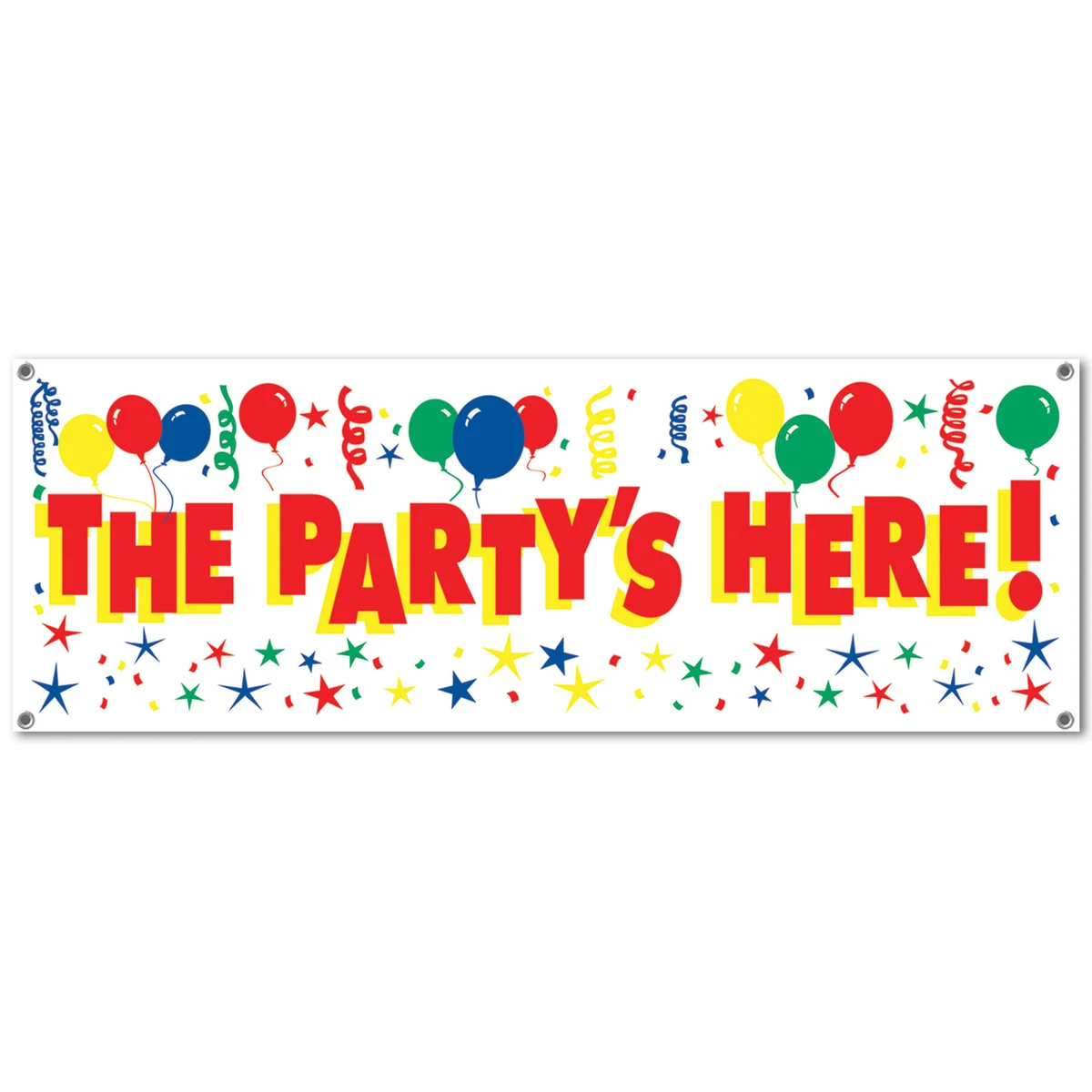 The Party's Here Sign Banner 1