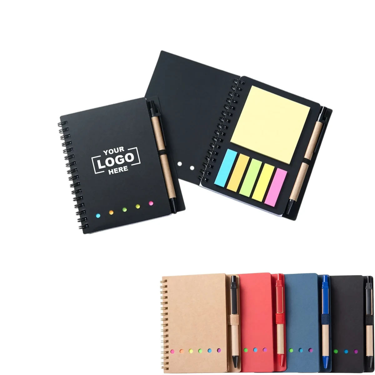 Coil Notebook With Sticky Notes 1