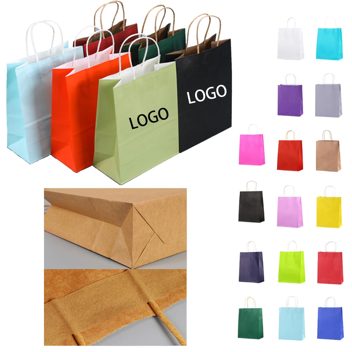 Durable Brown Kraft Paper Sacks 1