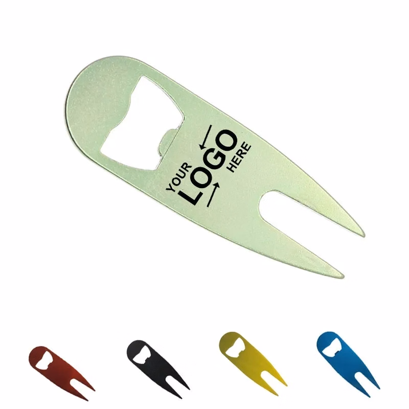 Stainless Steel Golf Divot Tool Bottle Opener