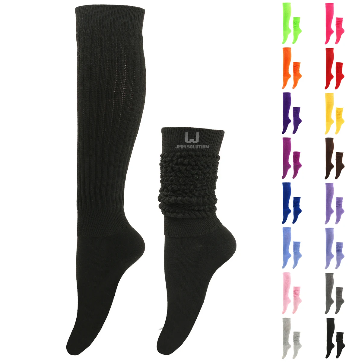 Polyester Knee High Slouch Sock 1