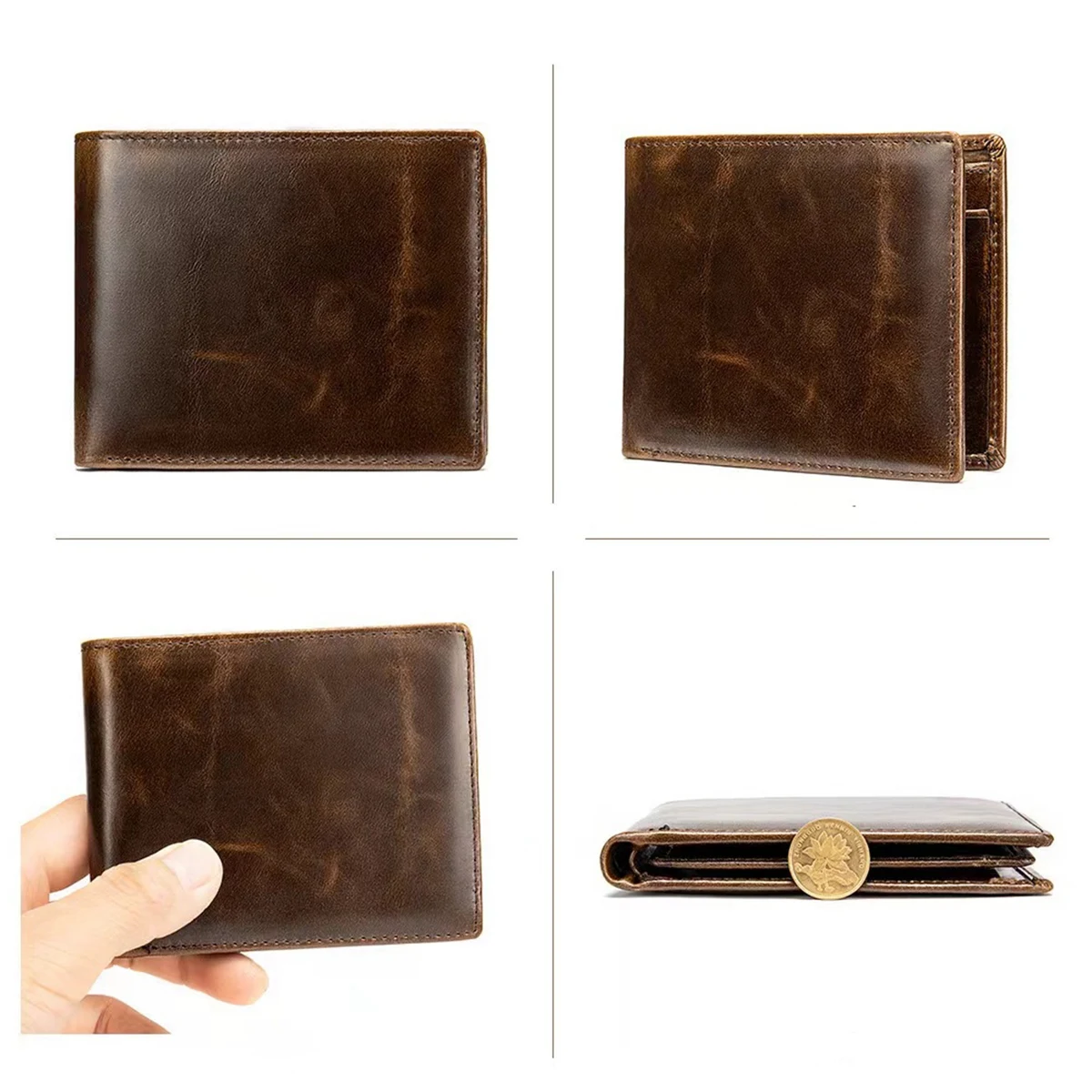 Mens Slim Wallet Money Clip 1