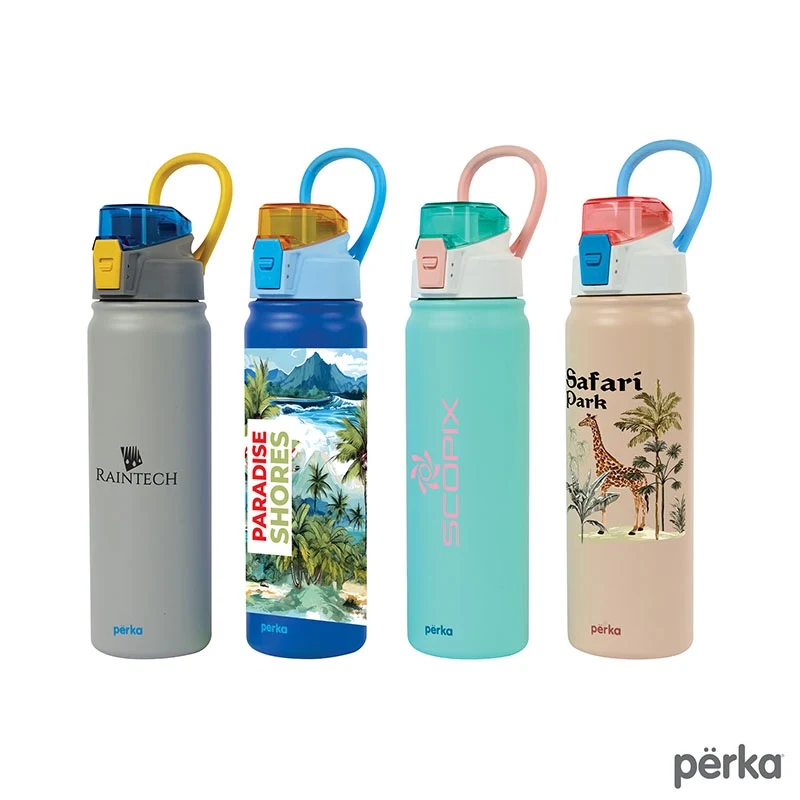 Perka® Rex Fresh 24 oz. Double Wall, Recycled Stainless Steel Water Bottle 1