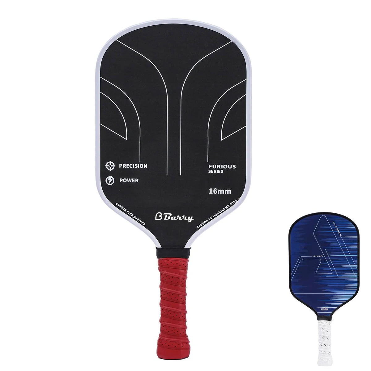 Durable Hot-Press Carbon Fiber Pickleball Paddle 1