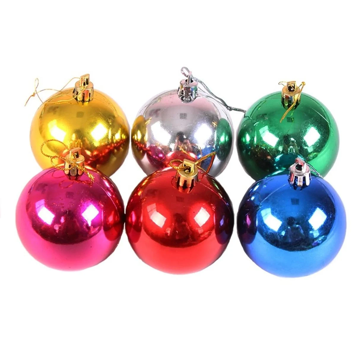 3 1/4" Dia Christmas Ornaments Ball 1