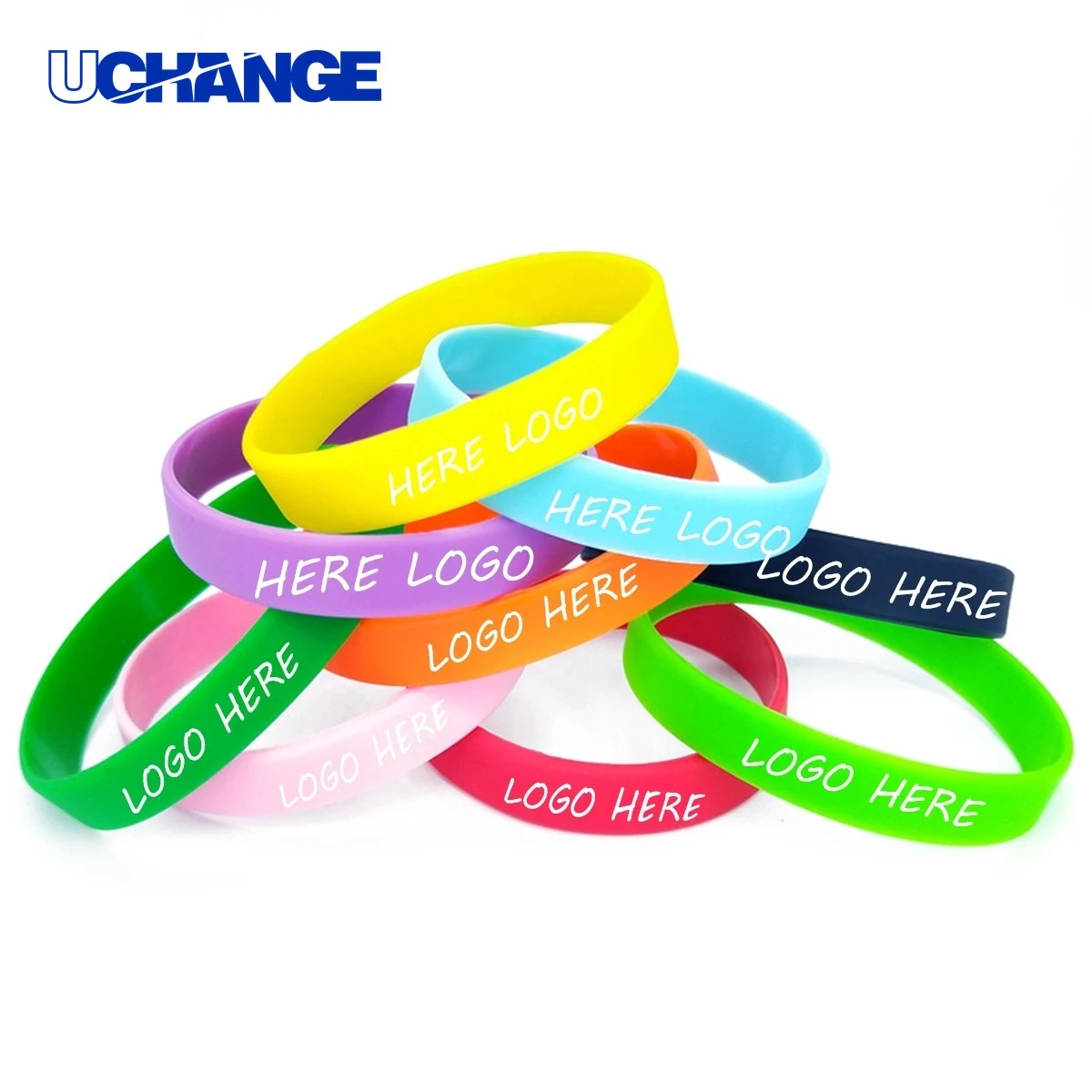 Colorful Silicone Wristband Bracelet 1