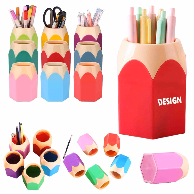 Pencil Shaped Pen Holders Storage Organizer