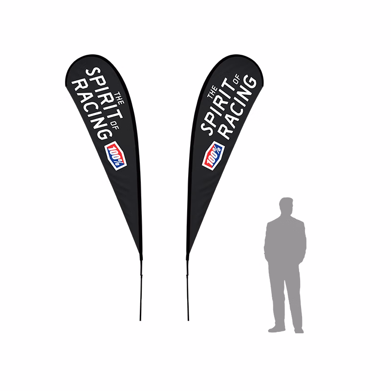 15ft Double Sided TearDrop Flag w/ Pole