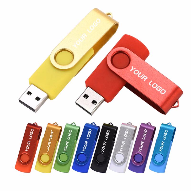 Customizable Rotating USB Flash Drive: Stylish and Functional