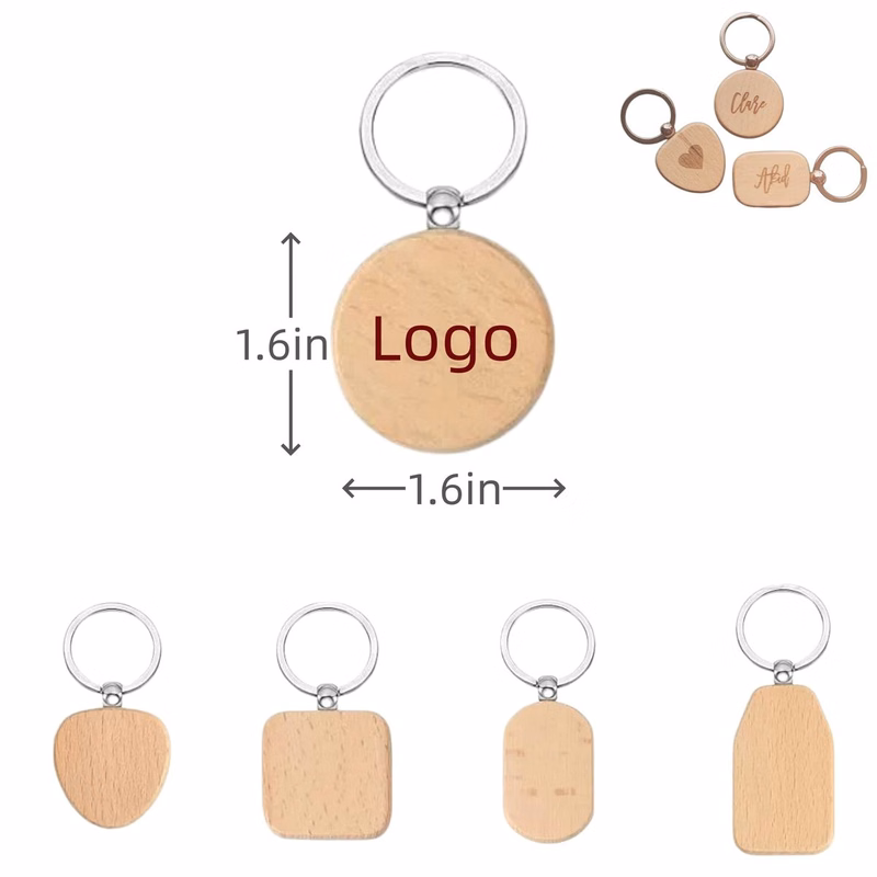 Custom Wooden Keychains