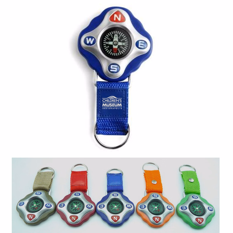 Navigation Compass Tool Keychain