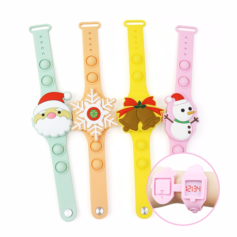 Clamshell Design Kids Digital LED Watch