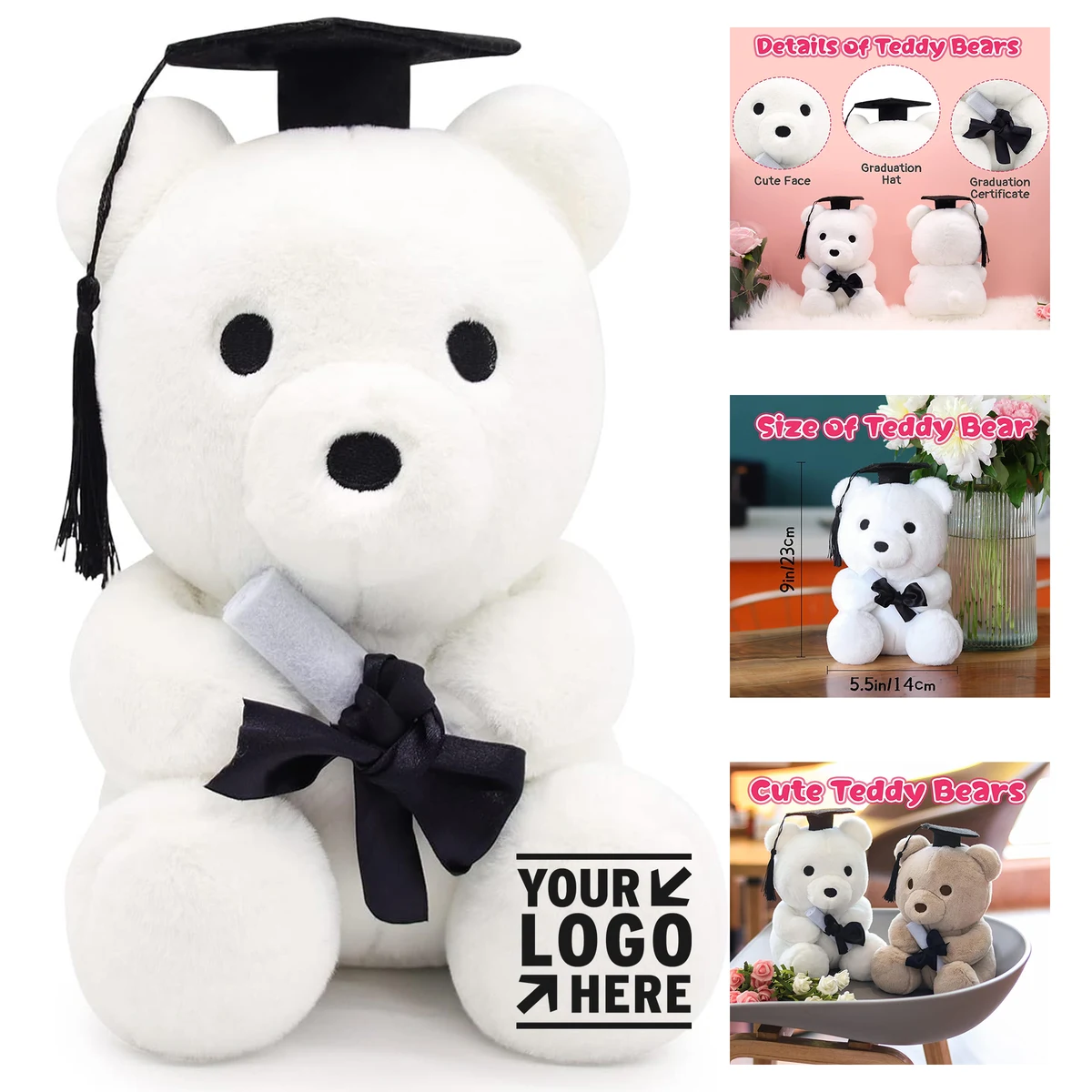 Graduation Stuffed Teddy Bear 1