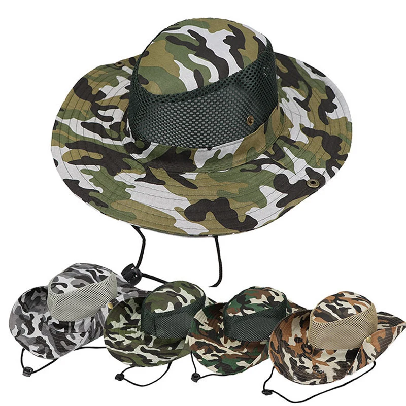 Camouflage Beach Hat 1