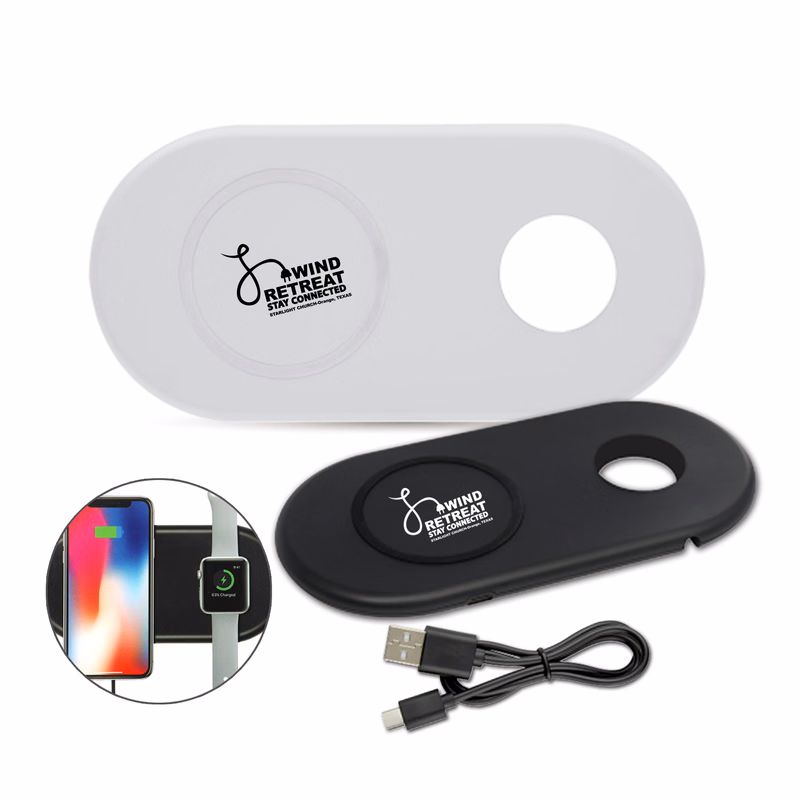 Wireless Charging PAD with Apple Watch® Charging Dock (Requires Your Charging Cord)