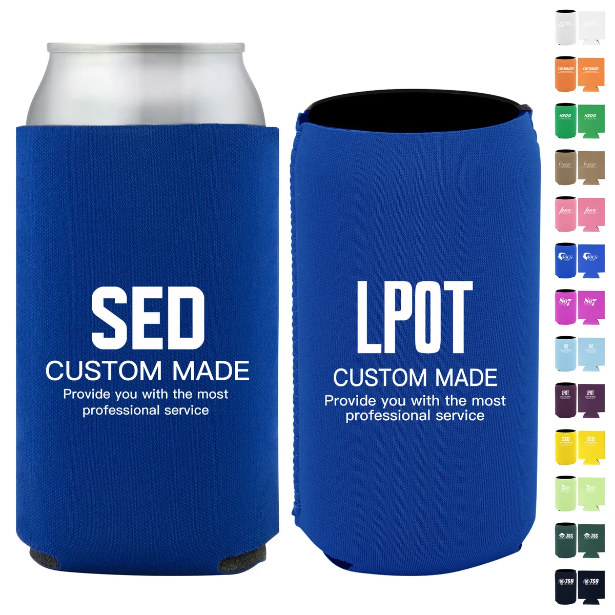 12OZ 0.3mm Collapsible Neoprene Can Cooler (MOQ: 50PCS) 1