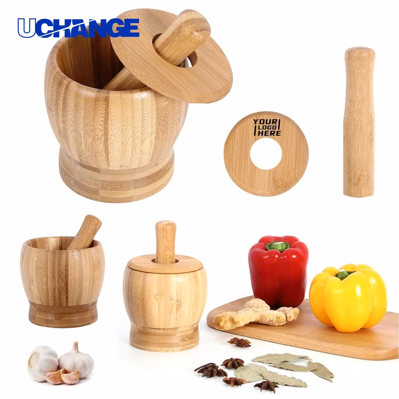 Custom Wooden Garlic Masher for Food Preparation