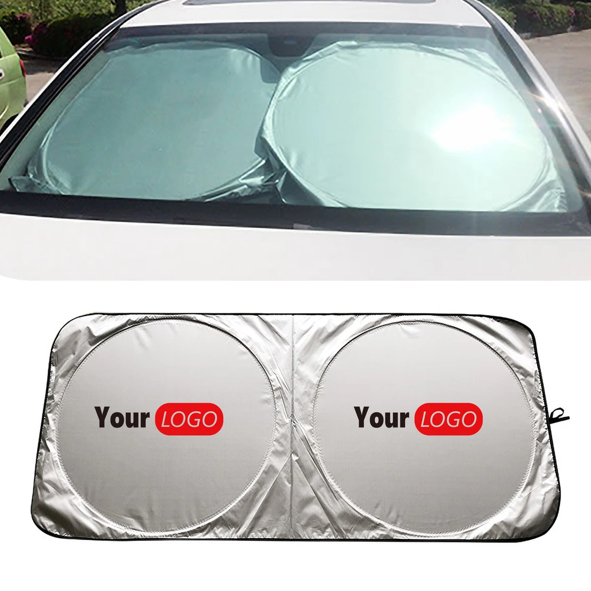 Sun Car Windshield Shade Premium UV Protection Fold Storage 1