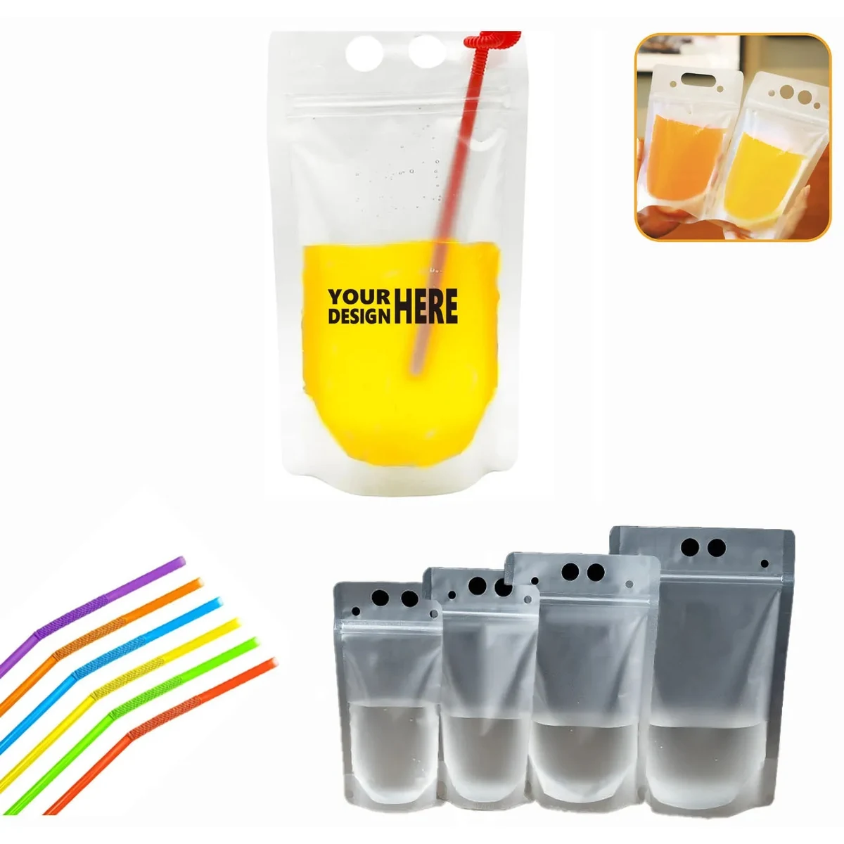 16oz Drink Pouches 1