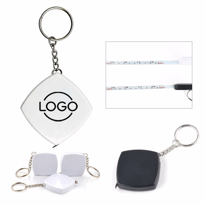Pocket Retractable Measuring Tape With Keychain