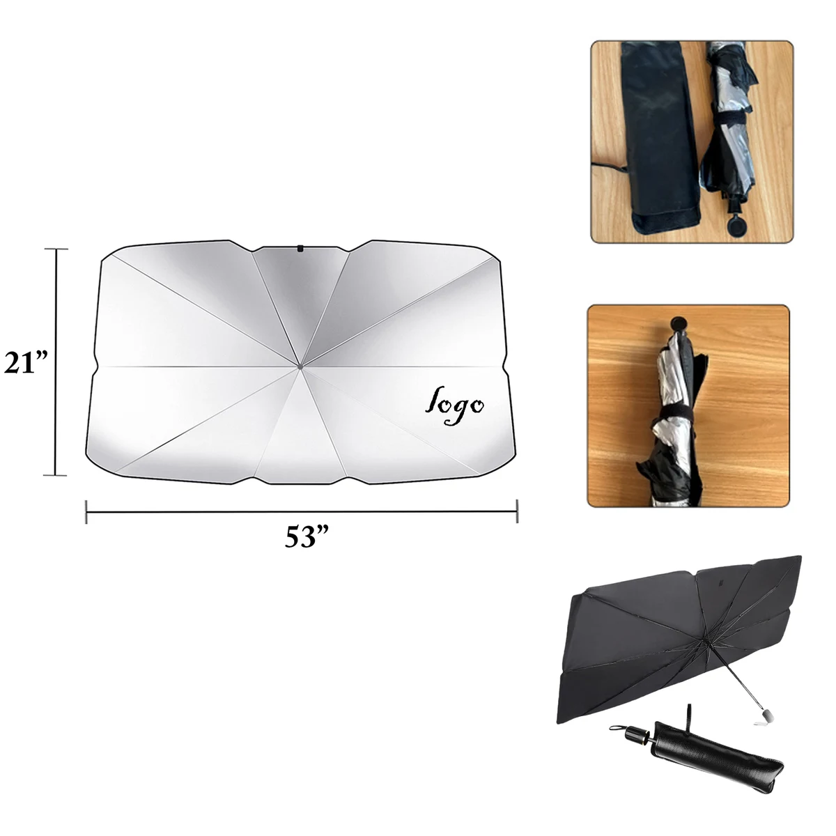 MOQ25 Car Sunshade Umbrella 1