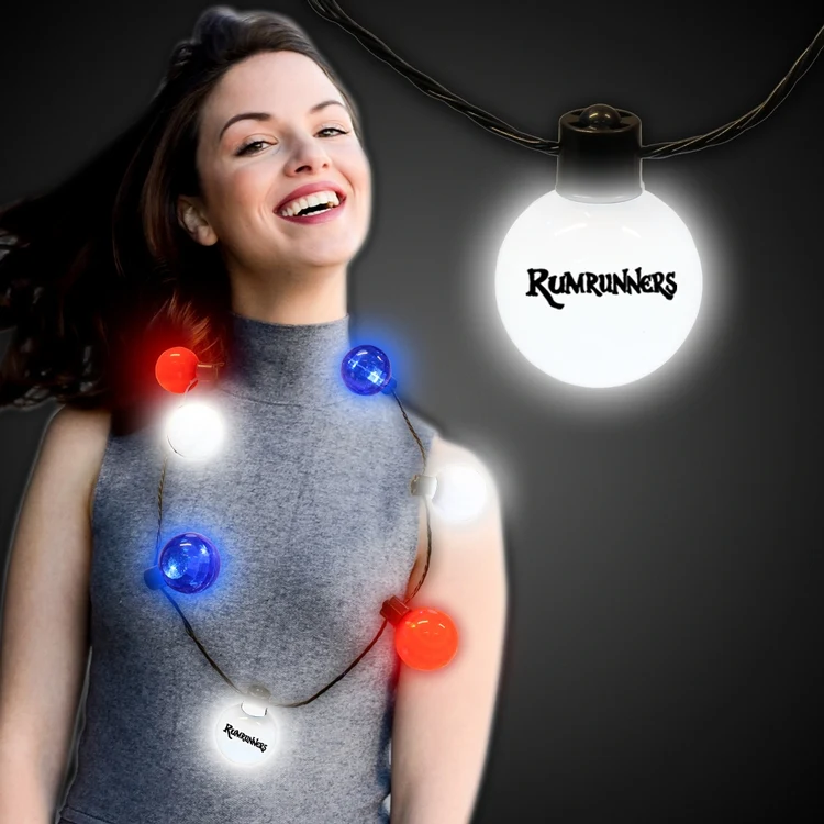 Patriotic LED Ball Necklace 1