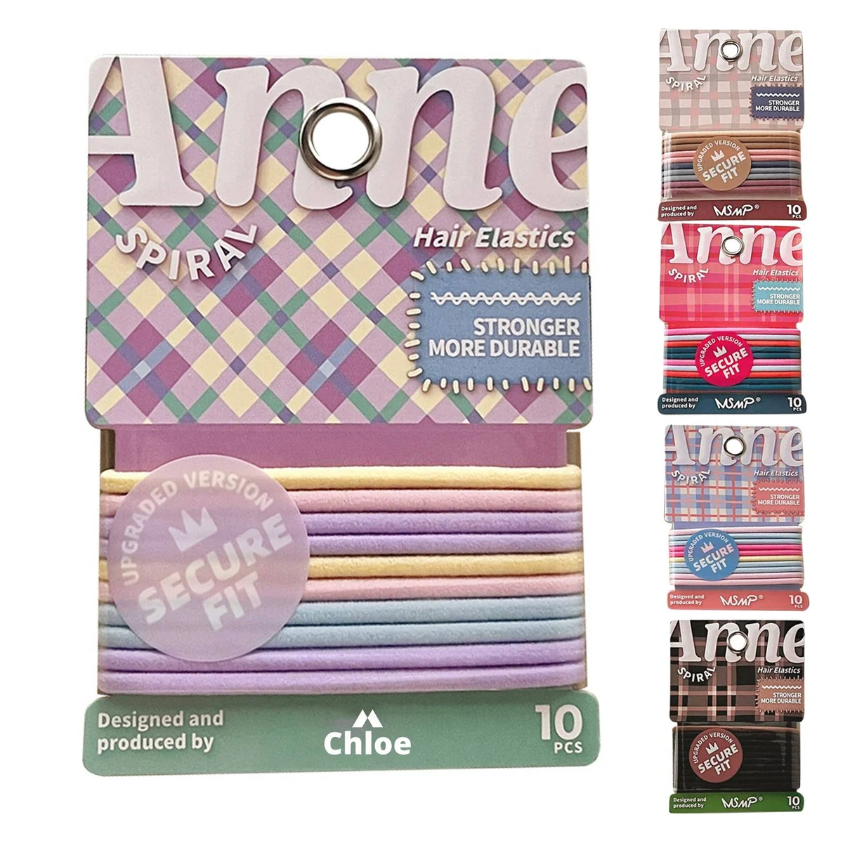 10 Pack Elastic Hair Ties 1