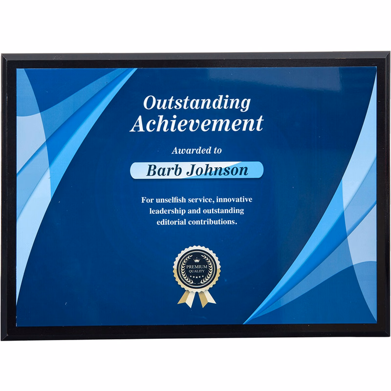 Sublimated Plaques 12" x 9", Horizontal