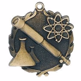 Science Wreath Medal, 2 1/2"
