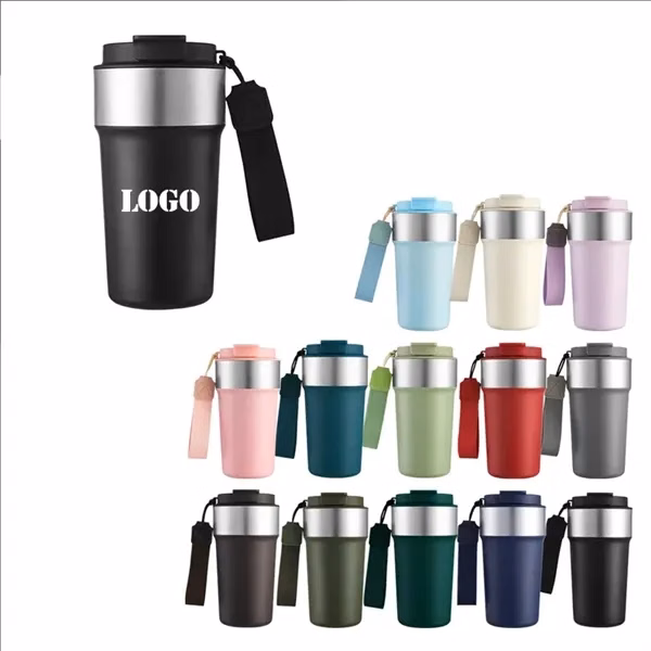 17 Oz Stainless Steel Car Thermos for Commutes, Fitness and Travel
