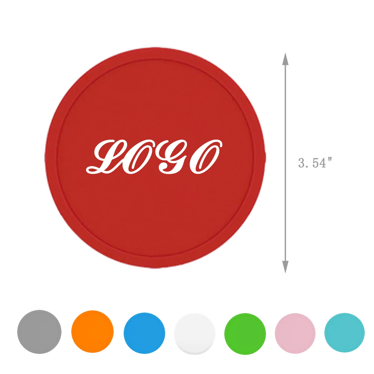 MOQ100 Silicone Coaster 1