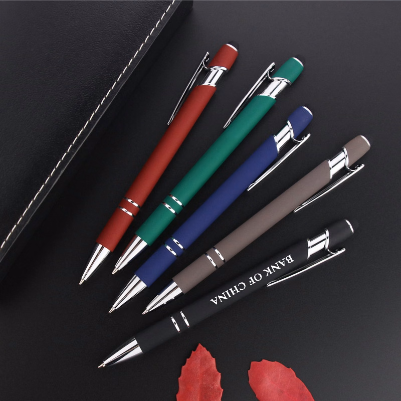 Aluminum Shell Ballpen w/ Stylus