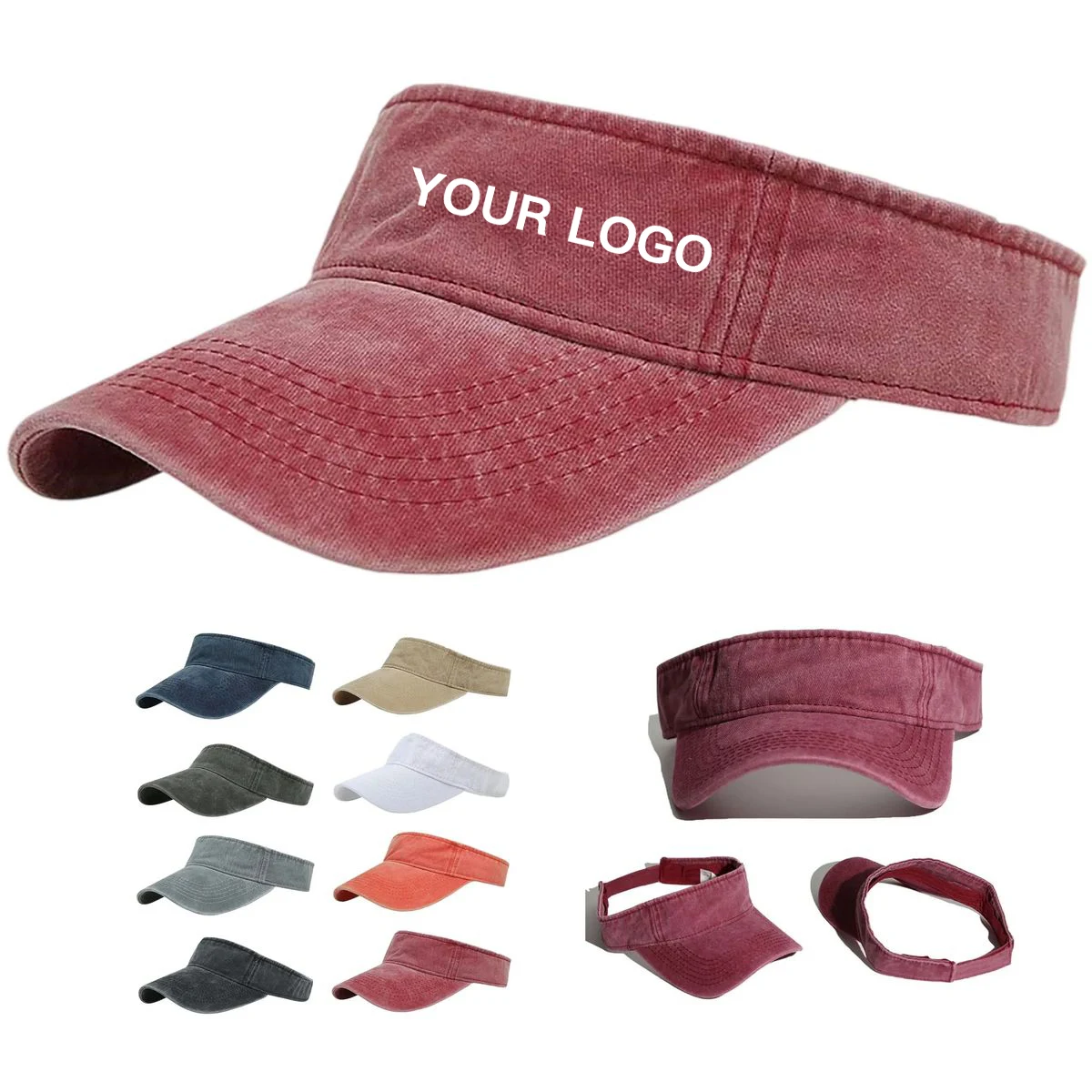 Durable Cotton Visor with Comfortable Fit 1