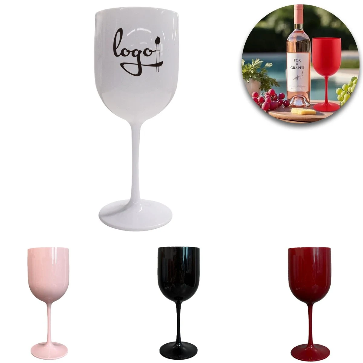 16oz Plastic Champagne Cup 1