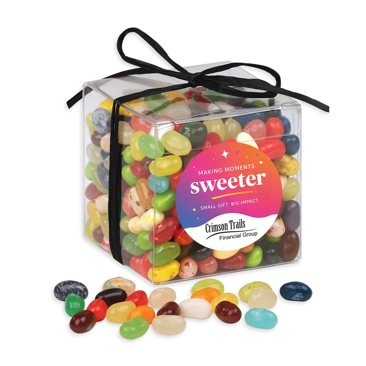 Stylish Acetate Cube with Jelly Belly Jelly Beans 1