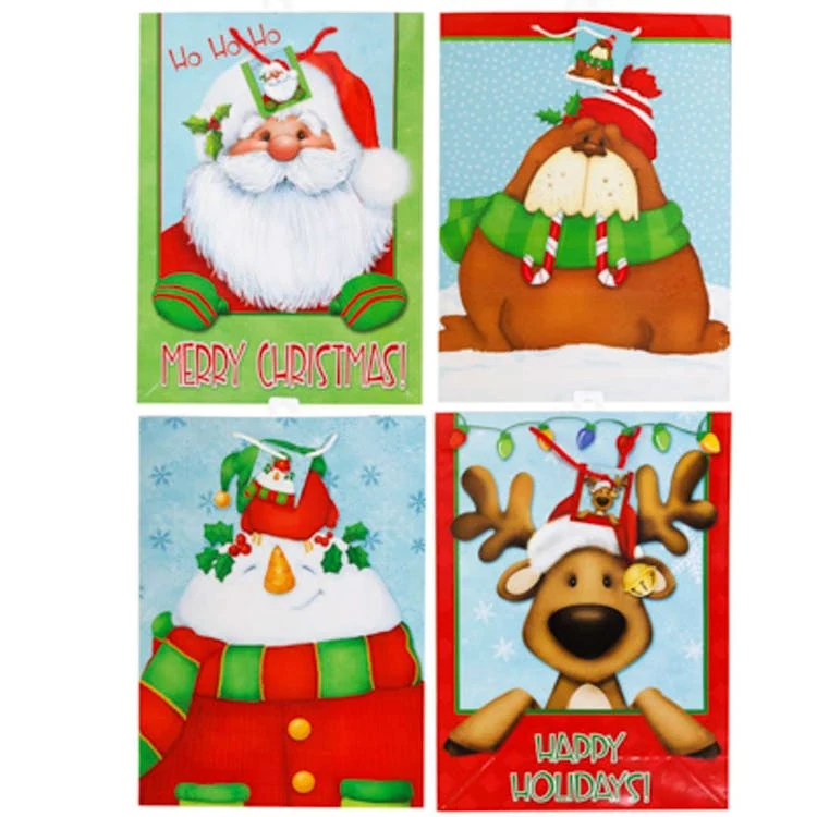 Christmas Gift Bags Assorted - X Large 1
