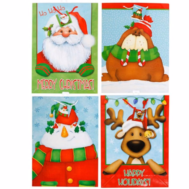Christmas Gift Bags Assorted - X Large