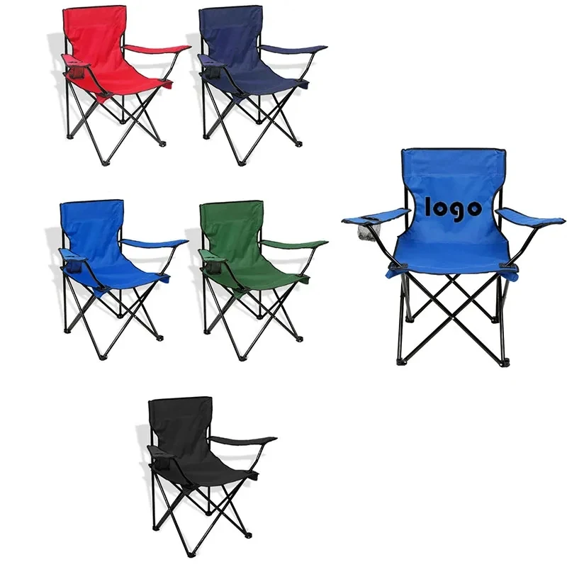 Portable Reclining Chair with Armrests 1
