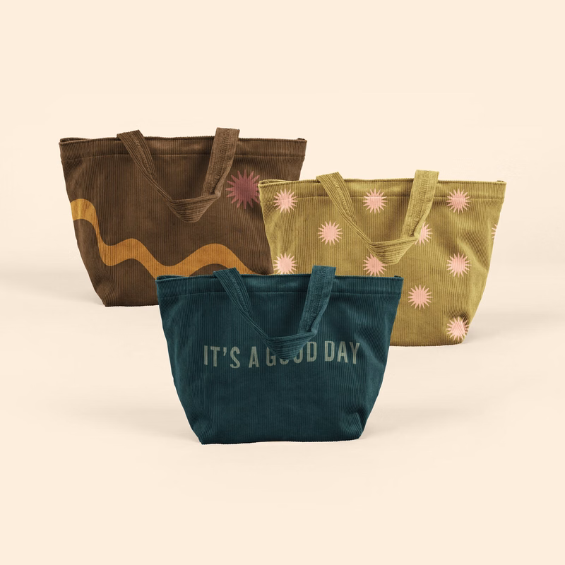 DUMPLING TOTE - CORDUROY