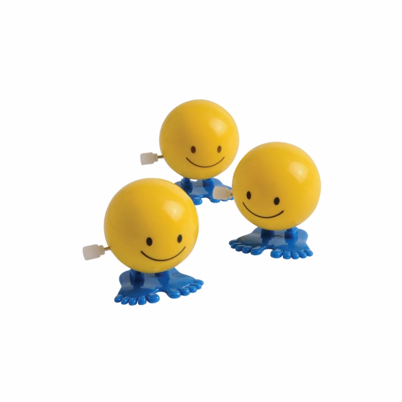 Wind Up Smiley Faces - Assorted 1.5"