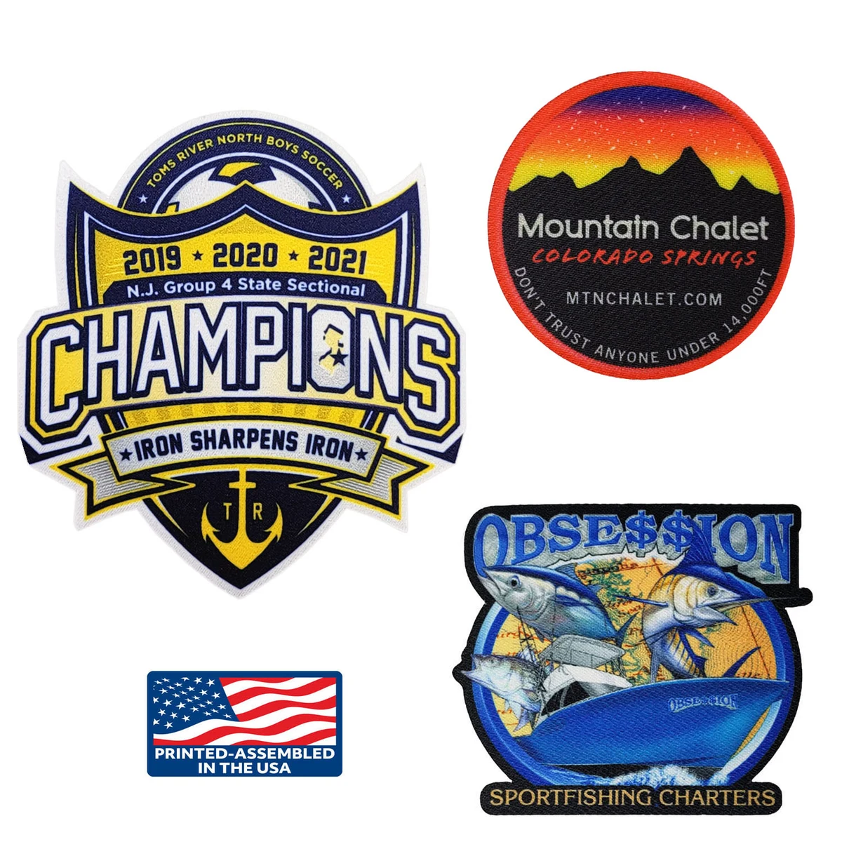 Full Color Dye Sublimation DigiPrint Patches 1