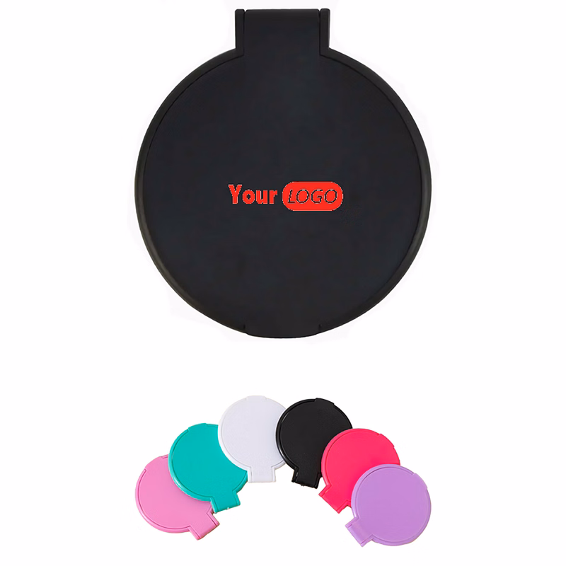 Pocket-Sized Round Cosmetic Mirror
