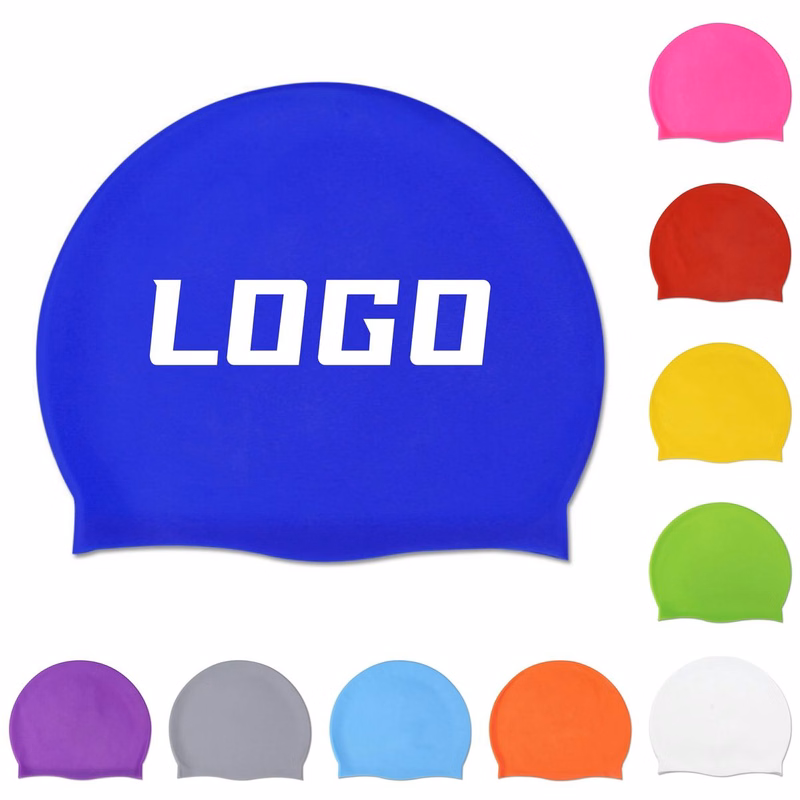 High Elasticity Silicone Swimming Cap with Custom Logo