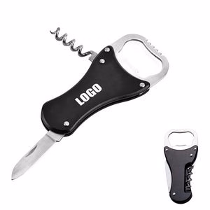 3 In 1 Bottle Opener With Corkscrew And Knife