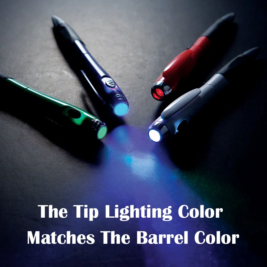 Retractable Plastic Light Ball Pen with matching barrel color 1