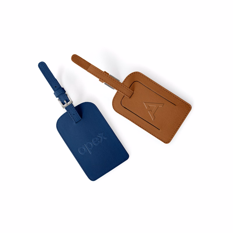 Saver Leather Luggage Tags