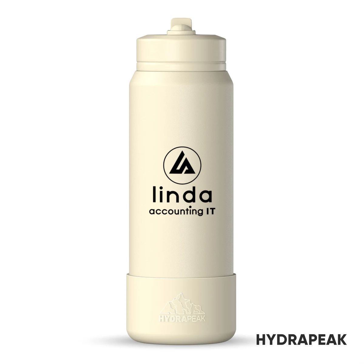 Hydrapeak® Sport Boot Water Bottle w/Straw Lid - 26oz, custom water bottle with logo imprint 1