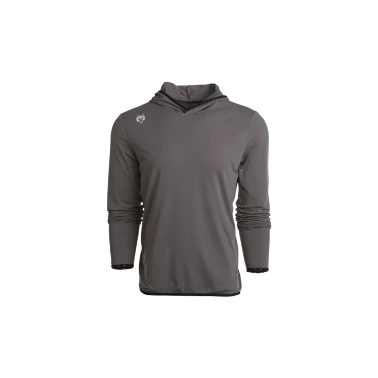 Greyson Colorado Hoodie - Stingray Grey, custom hoodie or sweatshirt with logo imprint 1